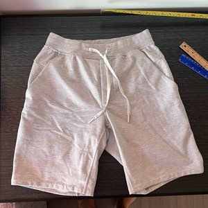 Lululemon City Sweat Short French Terry 9" I Size M | Heathered Ultra Light Grey